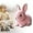 Pink, variant on Guvpev Bunby - My Realistic Bunny Toys, Easter Bunny Stuffed Animal Can Sounds & Movements, Realistic Fun Rabbit Toys with Carrot Accessories and Glowing Ears, Easter Basket Stuffers Gifts for Kids