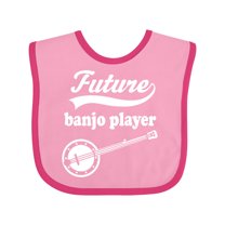 Inktastic Future Banjo Player Childs Music Boys or Girls Baby Bib