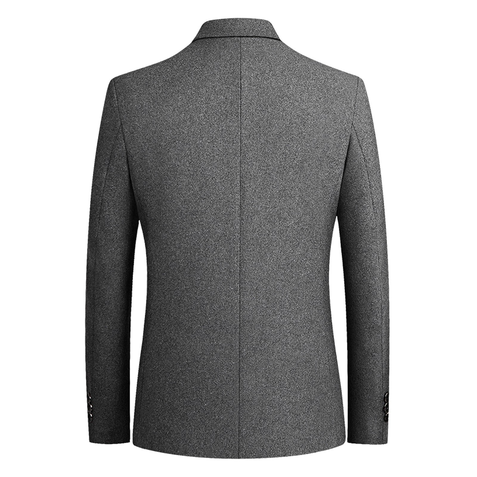 JTieacloth Casual Warm Coat Mens Autumn And Winter Casual Fashion