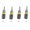 T6, variant on Mosiee 4Pcs Magnetic for Hex Head Screw Driver Bit 1/4Inch Hex Shank 25mm Spanner Sockets Sleeve Nozzles Nut Driver Set T6