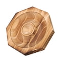 thumbnail image 5 of Tnobhg Wooden Bracelet Holder Round Square Rectangle Rustic Heavy Duty Solid Wood Beaded Bracelet Bangle Jewelry Organizer Display Stand Plate, 5 of 8