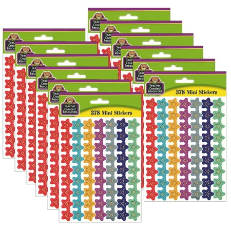 UPC: 0194629035953 | Teacher Created Resources Marquee Stars Mini Stickers 378 Per Pack 12 Packs