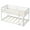 White, variant on Costway Twin over Twin Low Bunk Bed with Guardrails Integrated Ladder Kids Wooden White