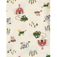 thumbnail image 5 of John Deere Baby Boys' 2-Piece Shortall and T-Shirt Set Sage Green Cream, 5 of 5