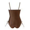 thumbnail image 5 of Clearance!NMMUED Swim Suits for Women 2025, Bandeau Swimsuits for Women, Strapless Swimsuits for Women, One Piece Swimsuit Women, Bathing Suit for Women, Coffee L, 5 of 5