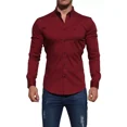 thumbnail image 3 of Camisa John Leopard Vino Super Slim Fit Envío Gratis, 3 of 6