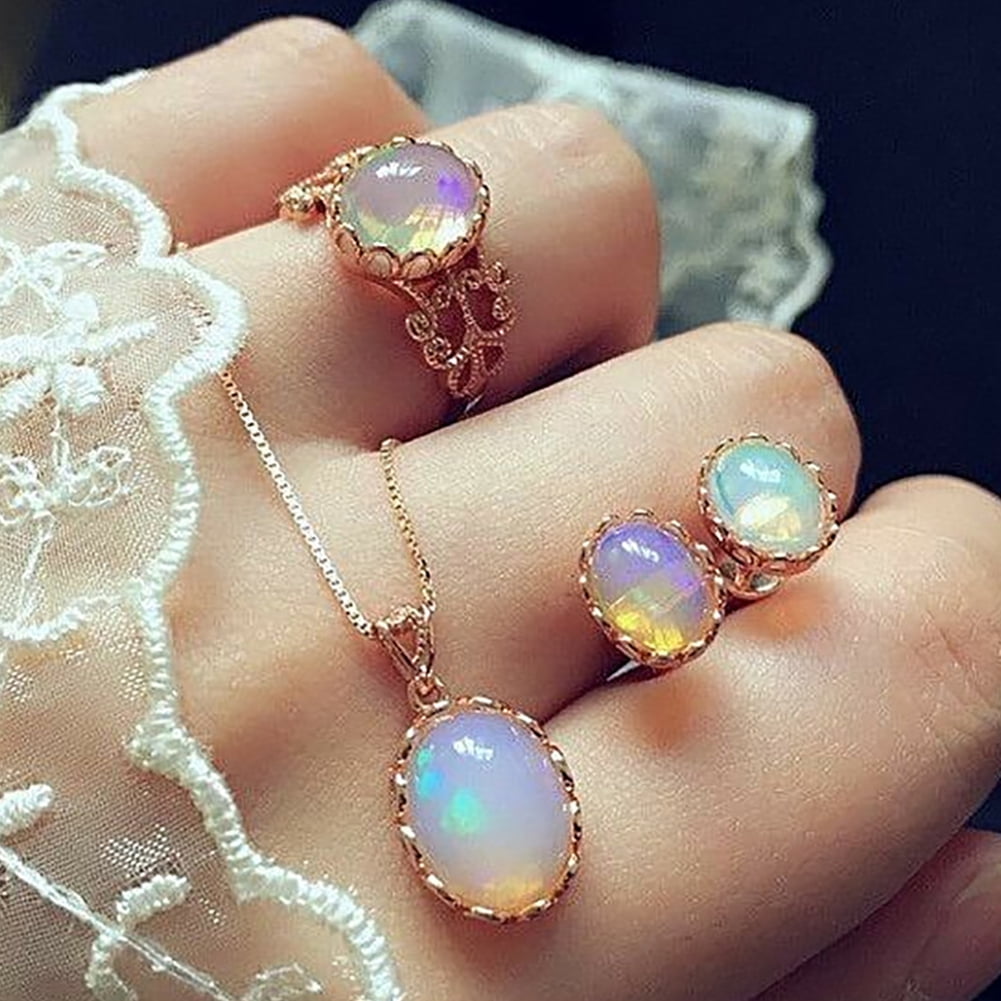 opal jewelry set