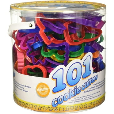 Wilton Cookie Cutters Set, 101-Piece â€” Alphabet, Numbers and Holiday Cookie Cutters