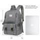 thumbnail image 2 of KAUKKO Mochila elegante para computadora portátil Mochila multipropósito, 18.49L (21 Greypot) KAUKKO KS21-Greypot, 2 of 5