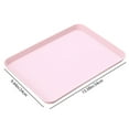 thumbnail image 3 of Koadzawe Dinner Tray, Unbreakable Lunch Tray, Decorative Food Serving Tray, Coffee Table Tray, Wheat Straw Tray Tea Platter For Couch, Party, Dining, Picnic, Snack, Appetizer, 3 of 9