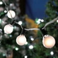thumbnail image 5 of Novelty Lights Frosted White G40 Globe Hanging Outdoor String Light Replacement Bulbs E12 Candelabra Base 5 Watt 5 Pack, 5 of 7