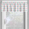 thumbnail image 2 of Ambesonne Geometric Window Valance, Pastel Triangles and Dots, 54" X 18", Seafoam Rose, 2 of 5