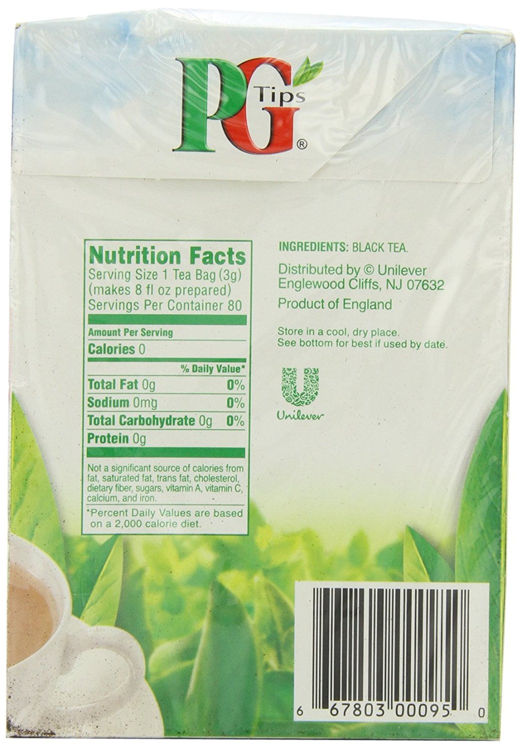 300 quality tea bags from PG Tips - Classic Black Tea! - Shop for