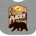 thumbnail image 4 of Inktastic Glacier National Park Vacation Boys or Girls Baby Bib, 4 of 4