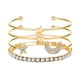 thumbnail image 1 of Un conjunto de moda de la luna abierta pulsera de joyería conjunto de pulseras encanto de cumpleaños sorpresa de regalo para la mujer niñas, 1 of 8