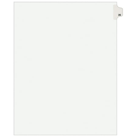UPC: 0072782010263 | Avery Individual Legal Dividers Avery Style  Letter Size  Side Tab #26 (1026)