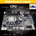 thumbnail image 3 of Placa base 8xpcie de la máquina de minería Ethernet B75 a línea de interruptor dual Usb+g540 Cpu+, 3 of 5