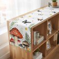 thumbnail image 6 of Table Runners 108 Inches Long Dress Scarves, Spring Mushrooms Farmhouse Coffee/Dining/Kitchen Table Runner for Living Room, Farmhouse Pastoral Botanical Watercolor 13x108 Inch, 6 of 9
