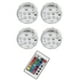 thumbnail image 3 of Luz de acuario IP67 Impermeable LED RGB Lámpara subacuática Control remoto Decoración Lámpara de noche, 4 piezas de luces Monstrate HA006129-02, 3 of 7