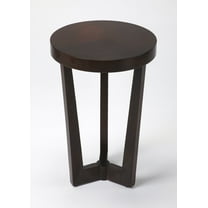 Butler Specialty Round Accent Table In Merlot