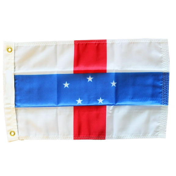 Netherlands Antilles - 12"X18" Nylon Flag