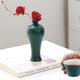 thumbnail image 3 of EeaseMX Jarrón de cerámica con arreglo floral para sala de estar, jarrón hidropónico decorativo, 3 of 8