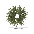 thumbnail image 2 of Artificial Leaves Candle Ring Wreath Mini Candle Holders Garland Christmas Table Centerpiece Decor For Candles Home Decoration, 2 of 6