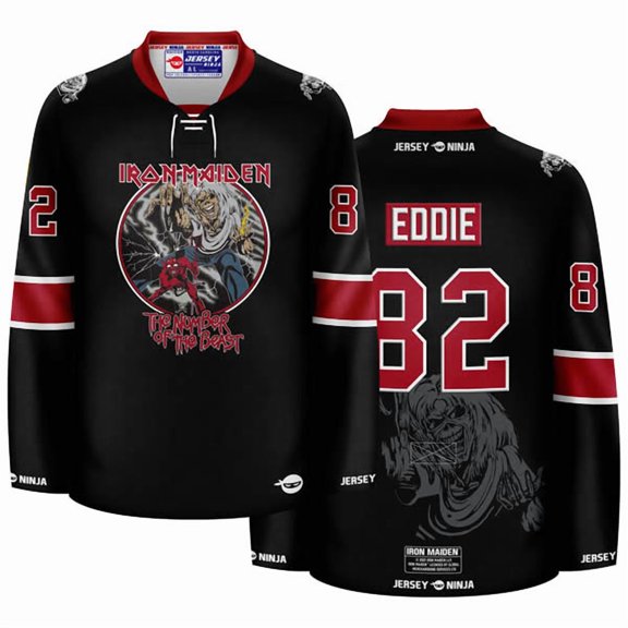 Iron Maiden The Number of the Beast Hockey Jersey