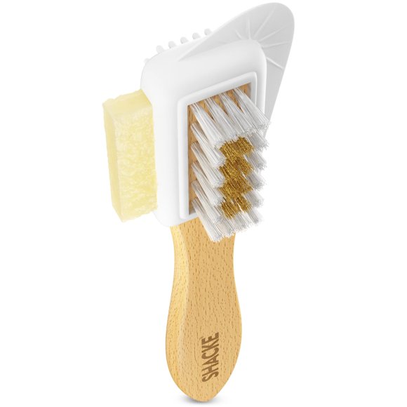 Limpiador de cepillo para cuero Shacke de 4 vías para gamuza y nobuk