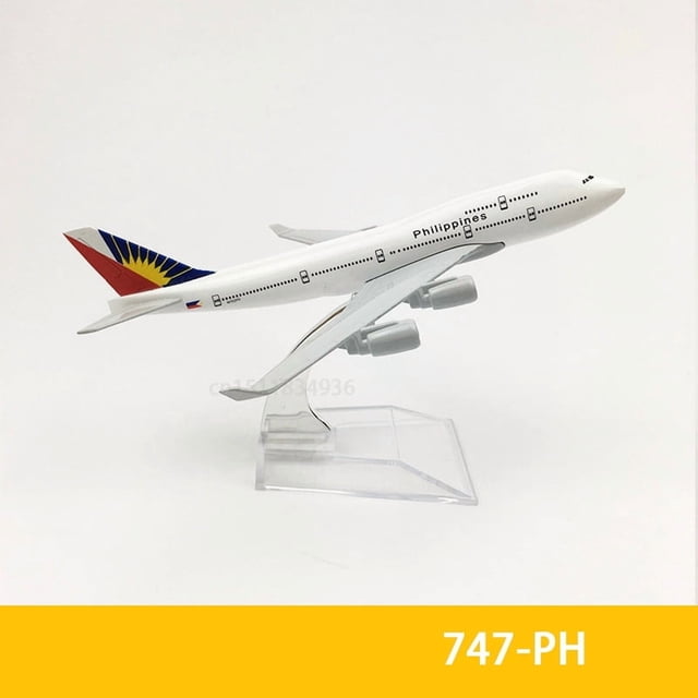 6Inch 15CM Boeing 737 747 757 767 777 787 Diecast Airplane Model For Gift Collection,747 PH