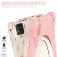 thumbnail image 5 of for Xiaomi Pad 7 Pro/ Xiaomi Pad 8 Pro 11.2 inch Case, 360 Rotatable Handle Stand, Shoulder Strap, Drop-Proof Design, Cherry Pink, 5 of 7