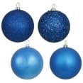 thumbnail image 2 of Vickerman 3" Blue 4-Finish Ball Ornament Assortment, 16 per Box, 2 of 2