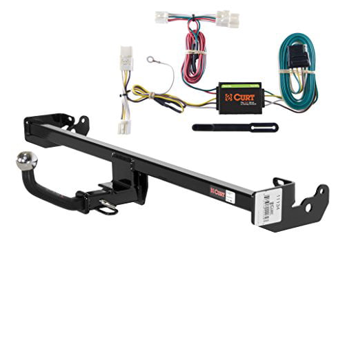 CURT Class 1 Trailer Hitch Bundle with Wiring for 2011-2014 Ford Mustang 11210 & 56088 