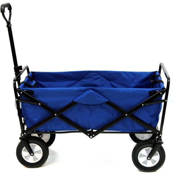 Mac Sports WTC-111 Outdoor Utility Wagon Solid Blue Mac Sports WTC-111 Outdoor Utility Wagon Solid Blue