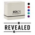 thumbnail image 2 of Printtoo Revealed Self Inking Rubber Stamp Pre-Inked Office Stamp- Home Office Business Stationery, 47 x 20 mm Purple, 2 of 7