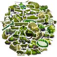 thumbnail image 1 of Pegatinas de vinilo impermeable modelo Tank, 50 unidades, para proyectos de bricolaje, 1 of 2