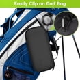 thumbnail image 6 of Golf Glove Case with Removable Glove Shaper, Golf Gifts for Men with 2 Dividers, Protective Hard Shell Golfing Organizer Fits Balls, Tees, Markers, Divot Tool, Accessories, Black, 6 of 14