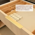 thumbnail image 5 of 8Pcs Finger Pulls, 150mm/5.91 Inch Aluminum Hidden Cabinet Edge Handles, Modern Concealed Tab Pulls Hardware for Kitchen, Furniture, Drawer, Wardrobe, Gold, 5 of 6