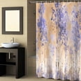 thumbnail image 2 of Fabric Shower Curtain, Purple Trees Forest Impressionist Oil Painting Art Shower Curtains with 12 Hooks Waterproof Machine Washable Bath Curtains for Bathroom, 54 x 78in, 2 of 6