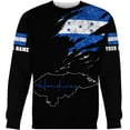 thumbnail image 4 of Personalized Honduras APO Hoodie, Honduras Pride Honduras Flag 3D Zip Hoodie Sweatshirt Tshirt Men and Women (ZipHoodie, XL), 4 of 6