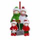 thumbnail image 2 of Adornos para árboles de Navidad que cuelgan la decoración del anillo de cinta de resina colgante para el hogar, 4 personas Noticed HA001055-02, 2 of 6