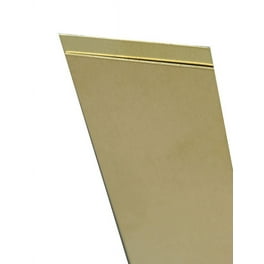 K&S 0.064 in. X 1/4 in. W X 12 in. L Brass Metal Strip K&S 0.064 in. X 1/4 in. W X 12 in. L Brass Metal Strip