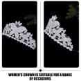thumbnail image 4 of OHOIOLLA Tiara De Novia Con En Metal Plateado Para Y Sofisticada, 4 of 7