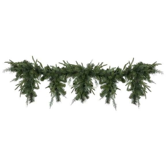 Northlight 6' x 18" Mixed Pine Artificial Christmas Icicle Garland, Unlit
