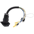 thumbnail image 1 of Durable Trailer Socket Adapter, 4 7 Way Adapter, Plug Adapter Converter, For  Towbar  Trailer Lightweight Easy To Install, 1 of 8
