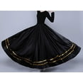 thumbnail image 2 of Womens Long Full Circle Dance Skirt Long Swing Paso Doble Ballroom Waltz Dance Skirt For Women, 2 of 6