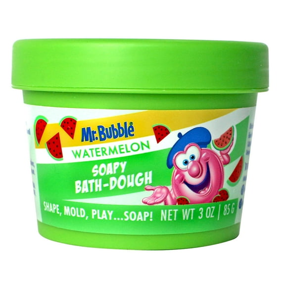 Mr. Bubble Soapy Bath Dough, Watermelon, 3 oz.