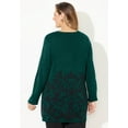 thumbnail image 2 of Catherines Women's Plus Size Jacquard Cardigan, 2 of 4