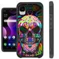 thumbnail image 1 of Compatible with TCL Ion Z Hybrid Fusion Guard Phone Case Cover (Skull Tattoo), 1 of 1