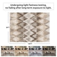 thumbnail image 4 of VUNATE Outdoor Rugs 8'x10' Modern Diagonal Patio Carpet Washable Area Rug for Living Room Indoor Outdoor Balcony Brown, 4 of 5